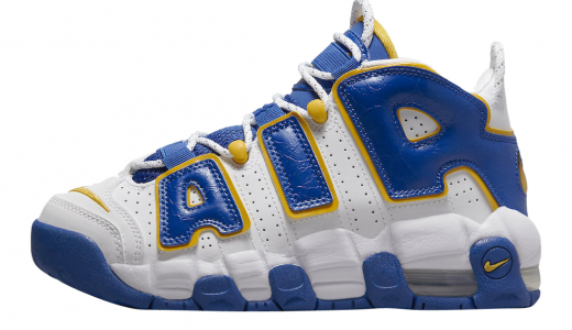 Nike Air More Uptempo GS Golden State White/Game Royal-University Gold DZ2759-141