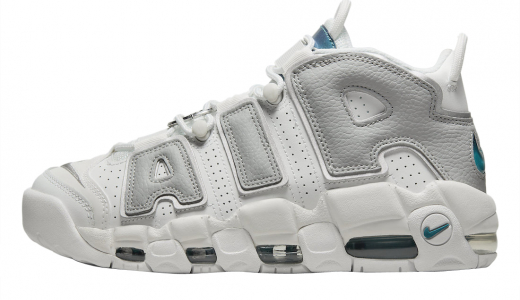 Nike Air More Uptempo Metallic Teal White/Grey-Metallic Teal DR7854-100