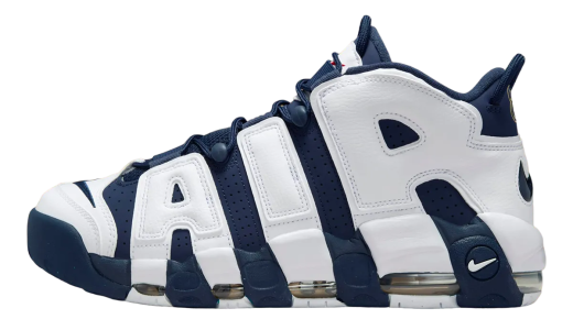 Nike Air More Uptempo Olympic 2024 White/Midnight Navy-Metallic Gold-University Red FQ8182-100