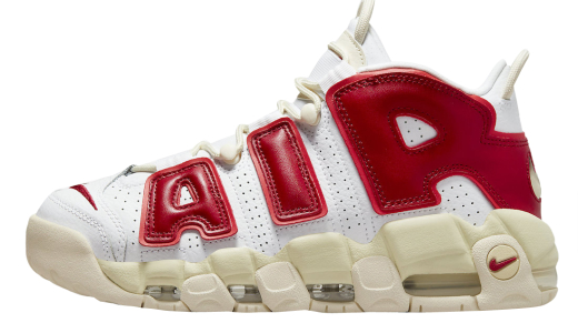 Nike Air More Uptempo White Red White/Sail-Red FN3497-100