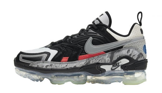 Nike Air VaporMax EVO Collector's Closet Black/Clear-Metallic Silver-White-Bright Crimson-Volt DD3054-001