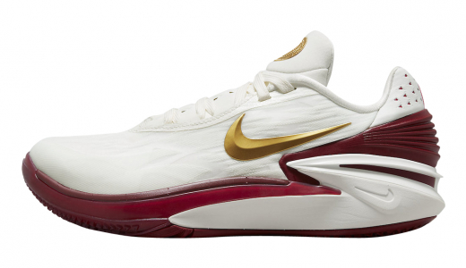 Nike Air Zoom GT Cut 2 Just Do It Summit White-Metallic Gold-University Red-Team Red-Coconut Milk-Night Maroon FN0299-121