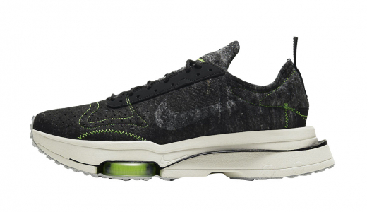 Nike Air Zoom Type M2Z2 Black Electric Green Black/Electric Green-Light Bone CW7157-001