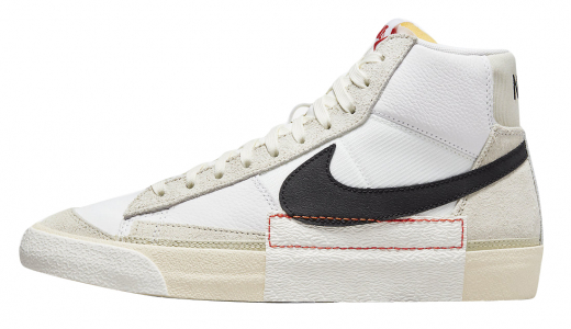 Nike Blazer Mid 77 Remastered White/Black-Light Bone-Summit White DQ7673-100