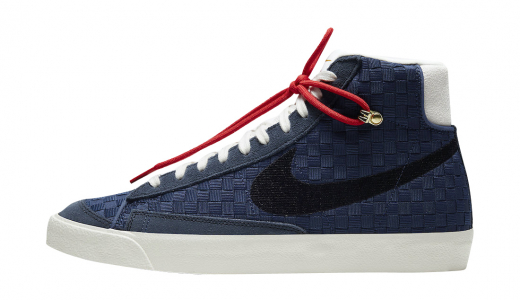 Nike Blazer Mid &#x27;77 Sashiko Navy Blue Navy/White-Red DD5486-492