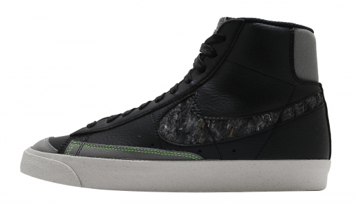 Nike Blazer Mid 77 Vintage Black Smoke Grey Electric Green Black/Smoke Grey-electric Green CW6726001