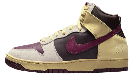 Nike Dunk High 1985 WMNS Alabaster Alabaster/Rosewood-Earth-Night Maroon FD0794-700