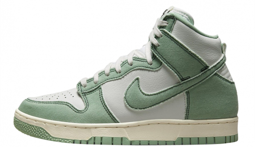 Nike Dunk High 1985 WMNS Green Denim Enamel Green/Enamel Green-Summit White DV1143-300