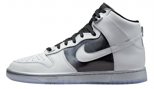 Nike Dunk High Chrome White/Metallic Silver-Black DX5928-100