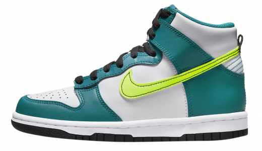 Nike Dunk High GS Volt Bright Spruce White/Volt-Bright Spruce-Black DB2179-109