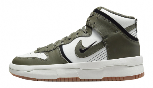 Nike Dunk High Up WMNS Cargo Khaki Summit White/Cargo Khaki-Black DH3718-103