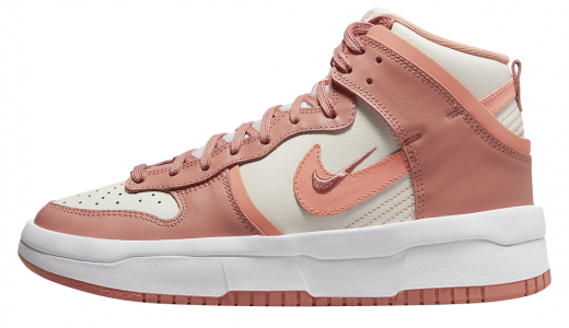 Nike Dunk High Up WMNS Light Madder Root Sail/Light Madder Root-Crimson Bliss DH3718-107