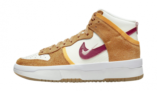 Nike Dunk High Up WMNS Mars Yard Sail/Rush Maroon-Sunset-Pink Glaze DO6722-100