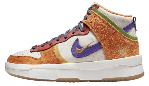 Nike Dunk High Up WMNS Setsubun Sail/Harvest Moon-Hot Curry-Canyon Purple DQ5012-133