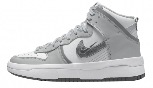 Nike Dunk High Up WMNS White Grey White/Grey-Silver DH3718-106