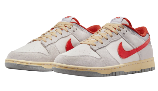 Nike Dunk Low Athletic Department Sail/Picante Red-Photon Dust-Light Smoke Grey-Pale Vanilla-White FJ5429-133