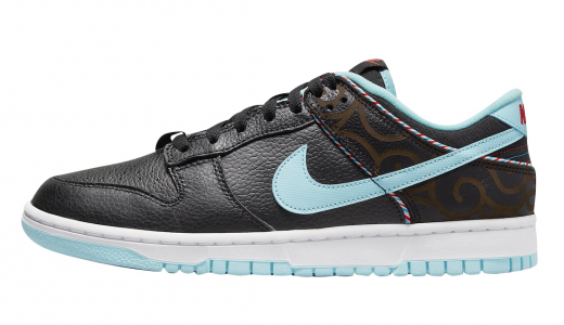 Nike Dunk Low Barber Shop Black Black/Blue-Red DH7614-001