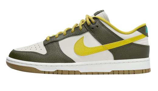 Nike Dunk Low Cargo Khaki Vivid Sulfur Cargo Khaki/Vivid Sulfur-Summit White-Clear Jade FV3629-371