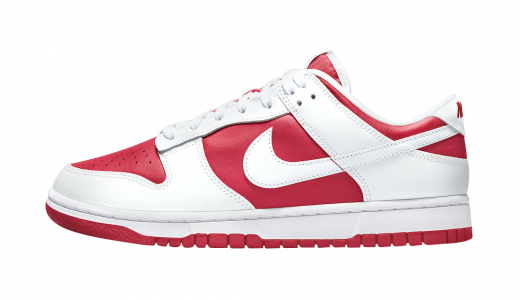 Nike Dunk Low Championship Red University Red/White-Total Orange DD1391-600