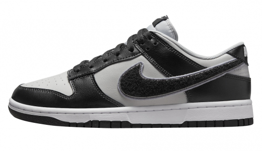 Nike Dunk Low Chenille Swoosh Grey Black Grey/Black DQ7683-001