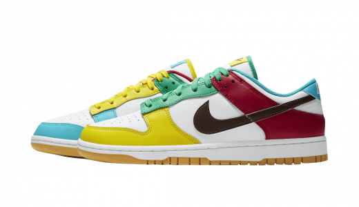 Nike Dunk Low Free 99 White White/Light Chocolate-Roma Green DH0952-100