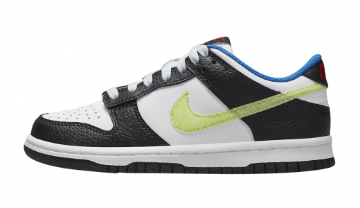 Nike Dunk Low GS Black Volt White/Black-Volt DQ0977-100