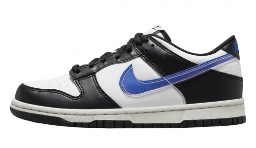 Nike Dunk Low GS Black White Game Royal Black/White-Game Royal FD0689-001