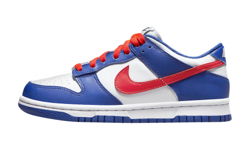 Nike Dunk Low GS Bright Crimson Game Royal Game Royal/Bright Crimson-White-Black CW1590-104