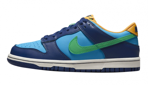 Nike Dunk Low GS Hoops Blue/Green-Yellow DV1693-401