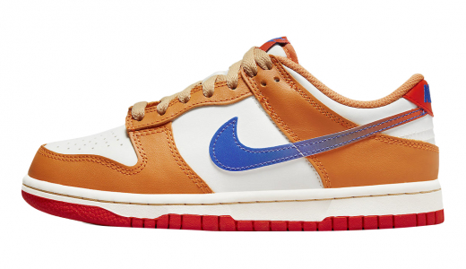 Nike Dunk Low GS Hot Curry Sail/University Red-Hot Curry-Game Royal DH9765-101