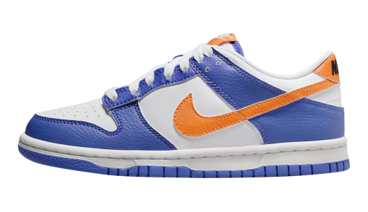 Nike Dunk Low GS Knicks Blue Joy/Bright Mandarin-White-Sail-Black FN7783-400