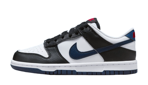 Nike Dunk Low GS Midnight Navy University Red Black/White-University Red-Midnight Navy HJ9202-001