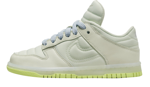 Nike Dunk Low GS Padded Tongue Beige/Beige-Midnight Navy-Light Lemon Twist FB7700-001