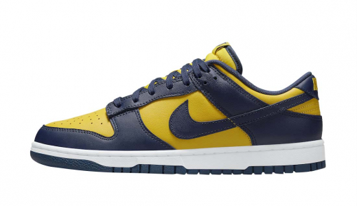 Nike Dunk Low Michigan Varsity Maize/Midnight Navy-White DD1391-700