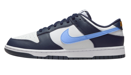 Nike Dunk Low Midnight Navy University Blue Midnight Navy/White-University Blue-Laser Orange FN7800-400