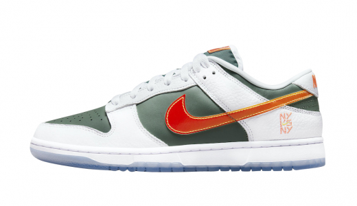 Nike Dunk Low NY vs NY White/Sage Green-Orange DN2489-300