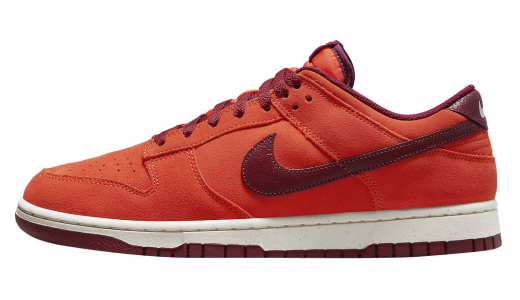 Nike Dunk Low Orange Suede Orange/Red DQ8801-800