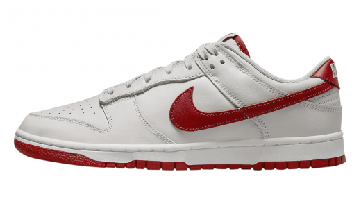 Nike Dunk Low Vast Grey Varsity Red Vast Grey/Varsity Red-White FJ0832-011