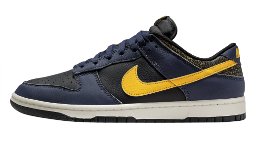 Nike Dunk Low Vintage Michigan Black/Midnight Navy-Varsity Maize FZ4014-010