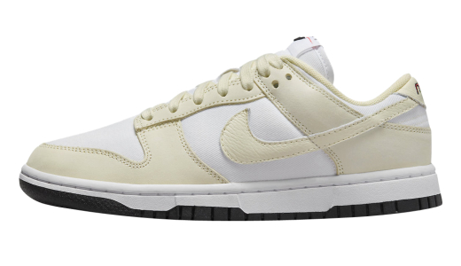 Nike Dunk Low WMNS Coconut Milk White/Coconut Milk-Black-Siren Red DZ2710-100