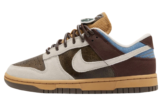 Nike Dunk Low WMNS Love &amp; Peace Brown/Cream-Blue HQ3459-212