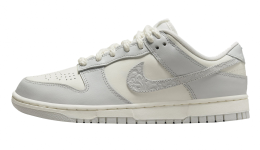 Nike Dunk Low WMNS Needlework Sail/Aura-Tawny-Metallic Silver FJ4553-133