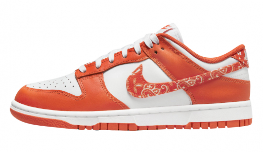 Nike Dunk Low WMNS Orange Paisley White/Orange DH4401-103