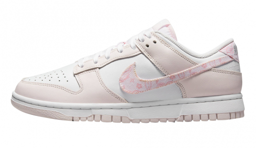 Nike Dunk Low WMNS Pink Paisley White/Medium Soft Pink-Pearl Pink FD1449-100