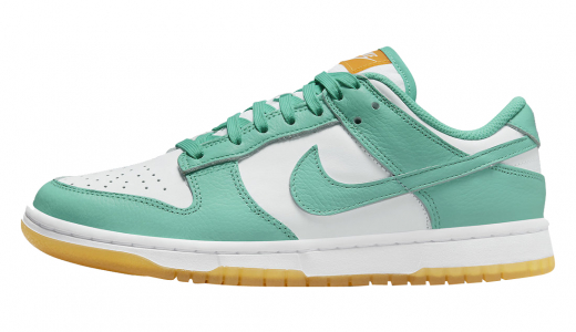 Nike Dunk Low WMNS Teal Zeal White/Washed Teal-Kumquat DV2190-100