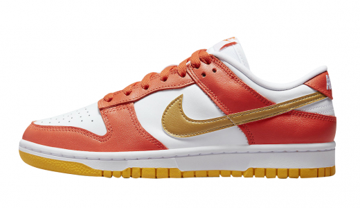 Nike Dunk Low WMNS University Gold Orange/White-Gold DQ4690-800