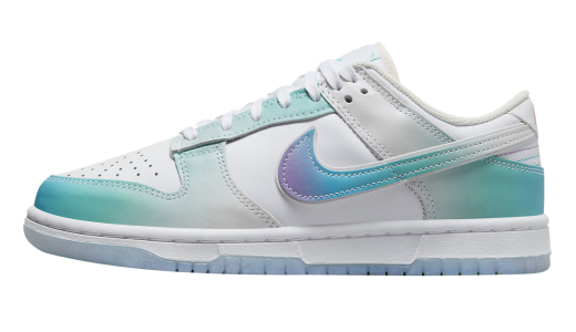 Nike Dunk Low WMNS Unlock Your Space White/Multi-Color-Ice Blue-Phantom-Light Menta-White FJ7743-194