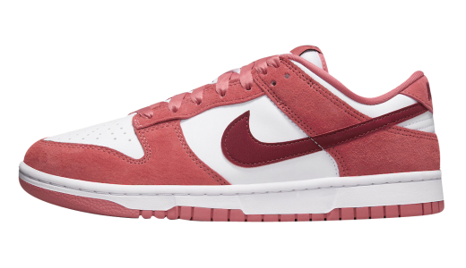 Nike Dunk Low WMNS Valentine's Day White/Team Red-Adobe-Dragon Red FQ7056-100