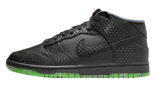 Nike Dunk Mid Halloween 2023 Black/Black-Smoke Grey-Campfire Orange-Green Strike FQ8749-010