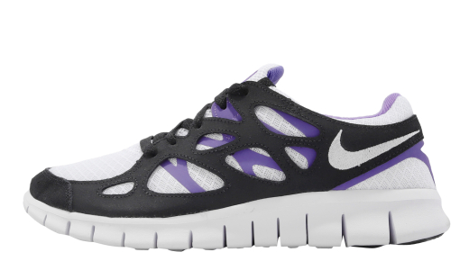 Nike Free Run 2 White Action Grape White/White-black-action Grape 537732103